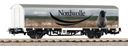 PIKO 27705 - H0 - Gedeckter Güterwagen Nordwolle, DB AG, Ep. VI